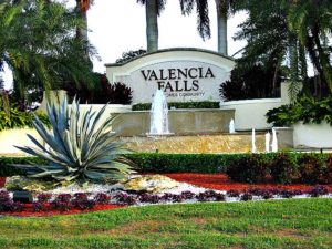 market report for 55+ gated community in delray beach fl that is dog friendly valencia falls