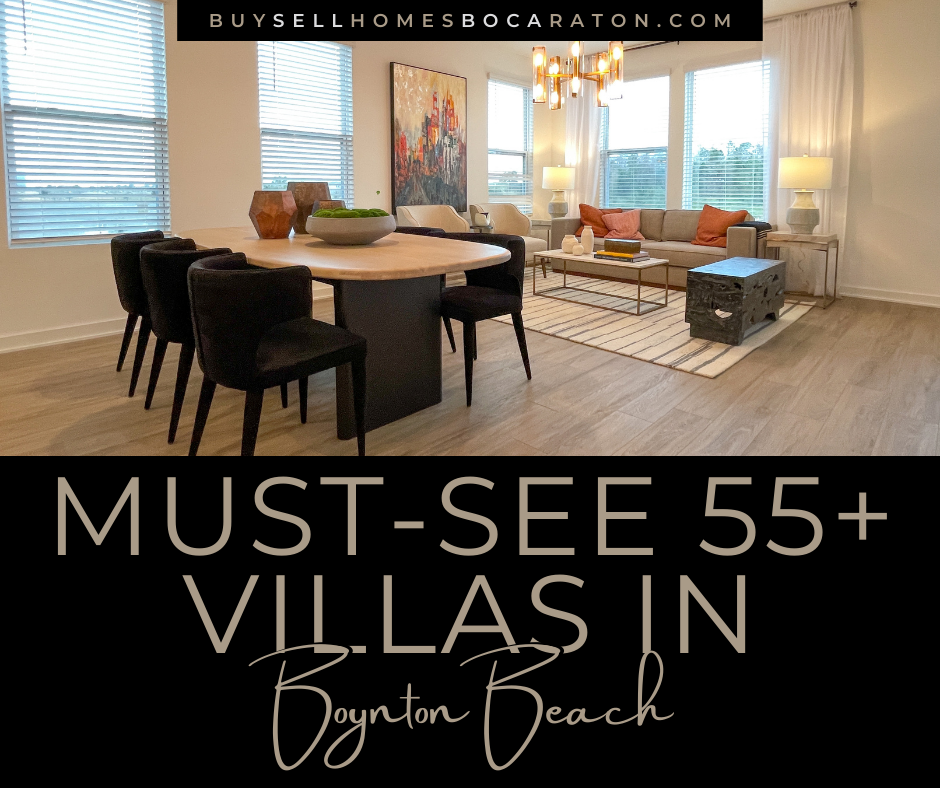 Must-See 55+ Villas for Sale in Boynton Beach, Florida