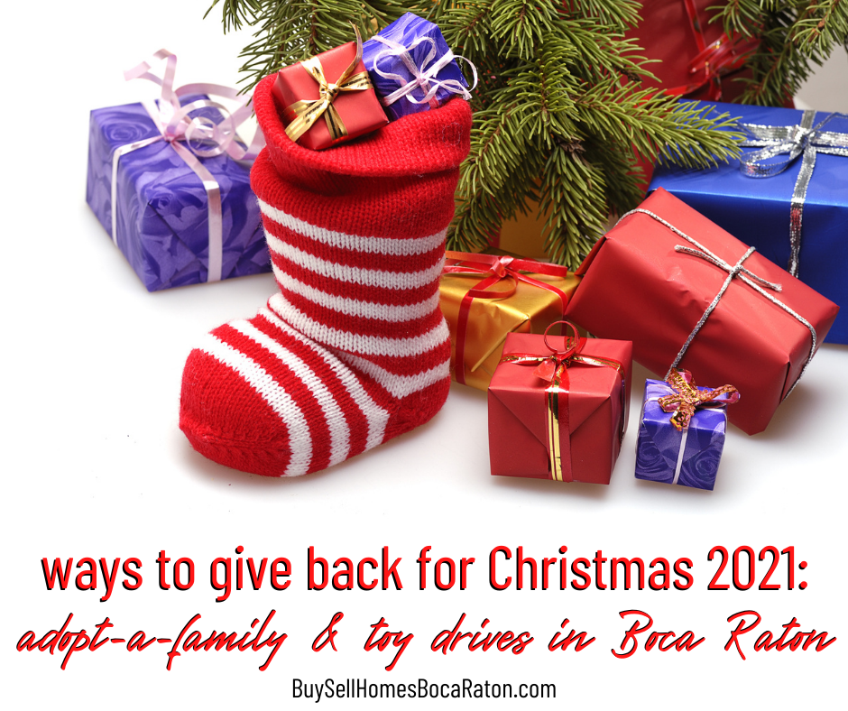 Ways to Give Back for Christmas 2021 in Boca Raton