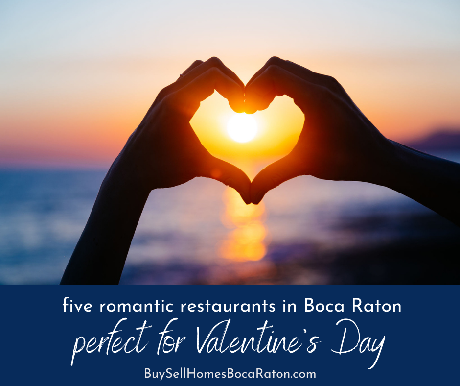 Five Romantic Restaurants in Boca Raton for Valentine's Day