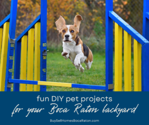 DIY Pet Projects for Your Boca Raton Backyard