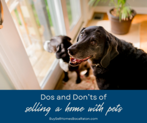 The Dos and Don’ts of Selling a Home with Pets in Boca Raton
