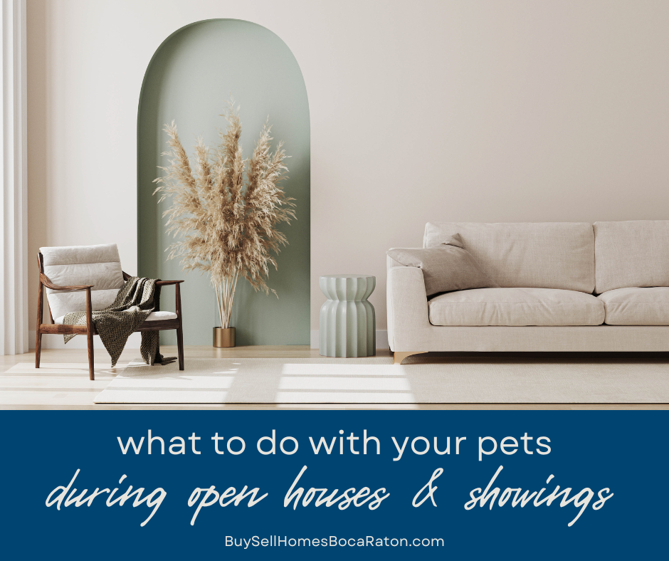 What to Do With Your Pets During Open Houses and Showings