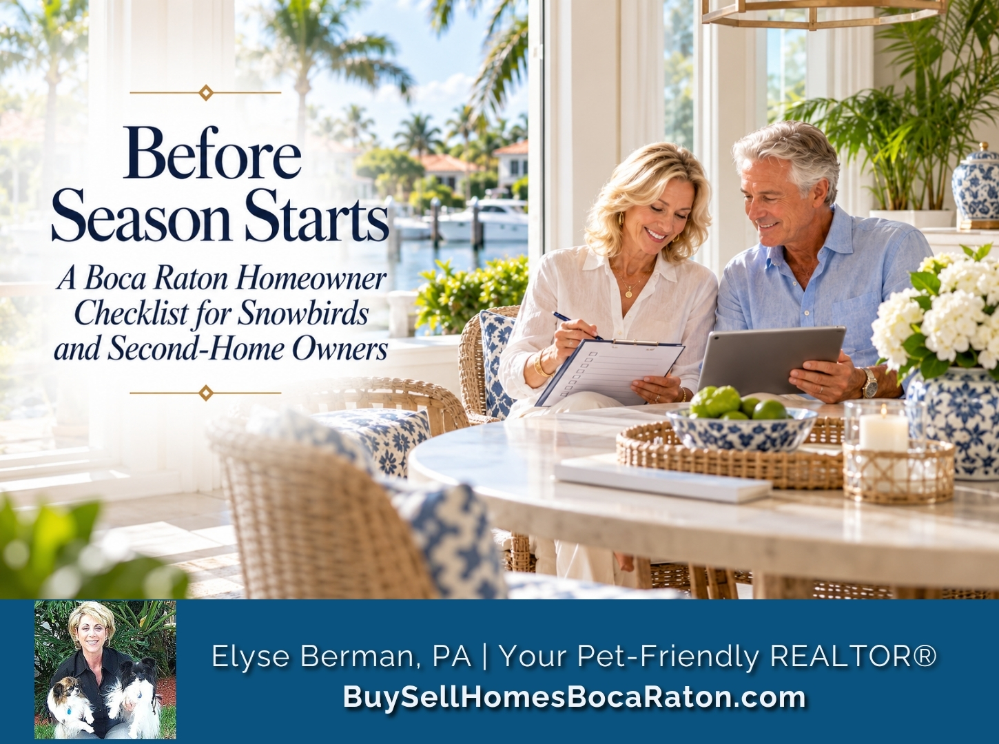 Before Season Starts: A Boca Raton Homeowner Checklist for Snowbirds and Second-Home Owners